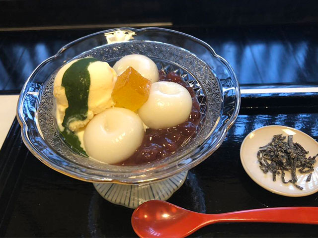冷白玉クリームぜんざい